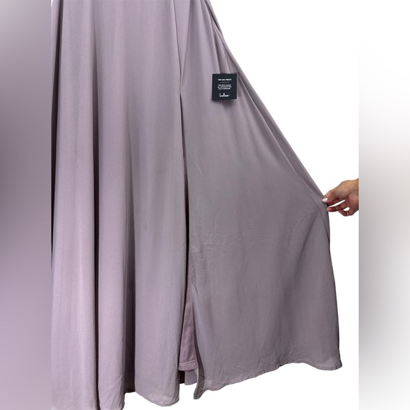 Lulus Garden Bliss Dusty Lavender Cutout Maxi Dress Sz M Chiffon NWT - Picture 7 of 12
